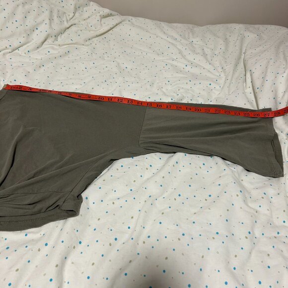 OAK + FORT Long Sleeve Crop Top - Green Wrap Knot - Picture 6 of 10